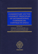 Cover of Commentary on the UNIDROIT Principles of International Commercial Contracts (PICC)