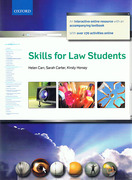 Cover of Skills for Law Students 