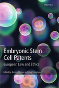 Cover of Embryonic Stem Cell Patents: European Patent Law and Ethics