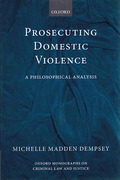 Cover of Prosecuting Domestic Violence: A Philosophical Analysis