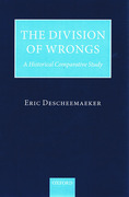 Cover of Division of Wrongs: A Historical Comparative Study