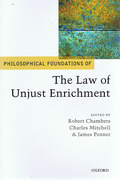 Cover of Philosophical Foundations of the Law of Unjust Enrichment