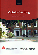 Cover of Bar Manual: Opinion Writing 2009/2010