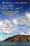 Cover of Justice, Legality and the Rule of Law: Lessons from the Pitcairn Prosecutions