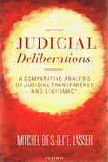 Cover of Judicial Deliberations: A Comparative Analysis of Transparency and Legitimacy