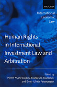 Cover of Human Rights in International Investment Law and Arbitration