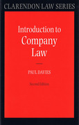 Cover of An Introduction to Company Law