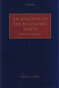 Cover of An Analysis of the Economic Torts