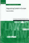Cover of Regulating Cartels in Europe