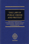 Cover of Law of Public Order and Protest