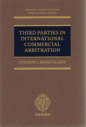 Cover of Third Parties in International Commercial Arbitration