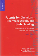 Cover of Patents for Chemicals, Pharmaceuticals and Biotechnology: Fundamentals of Global Law