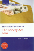 Cover of Blackstone's Guide to the Bribery Act 2010