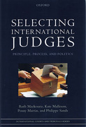 Cover of Selecting International Judges: Principle, Process, and Politics