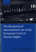 Cover of Reception of International Law in the European Court of Human Rights