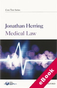 Cover of Core Text: Medical Law (eBook)