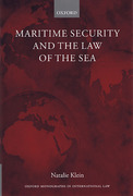 Cover of Maritime Security and the Law of the Sea
