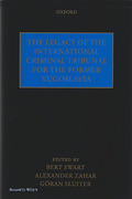 Cover of The Legacy of the International Criminal Tribunal for the Former Yugoslavia