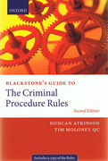 Cover of Blackstone's Guide to the Criminal Procedure Rules