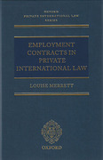 Cover of Employment Contracts In Private International Law