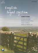 Cover of English Legal System Directions