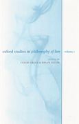 Cover of Oxford Studies in Philosophy of Law: Volume 1