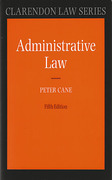 Cover of An Introduction to Administrative Law
