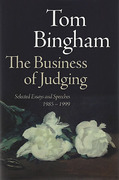 Cover of The Business of Judging: Selected Essays and Speeches 1985 -1989