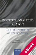 Cover of Institutional Reason: The Jurisprudence of Robert Alexy (eBook)