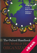 Cover of The Oxford Handbook on The World Trade Organization (eBook)