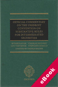 Cover of Official Commentary on the UNIDROIT Convention on Substantive Rules for Intermediated Securities (eBook)
