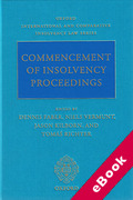 Cover of Commencement of Insolvency Proceedings (eBook)