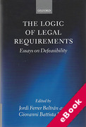Cover of The Logic of Legal Requirements: Essays on Defeasibility (eBook)