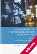 Cover of International Law in Financial Regulation and Monetary Affairs (eBook)
