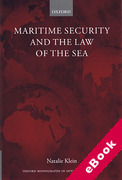 Cover of Maritime Security and the Law of the Sea (eBook)