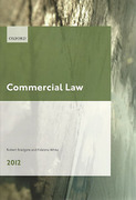 Cover of LPC: Commercial Law 2012