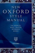 Cover of New Oxford Style Manual 