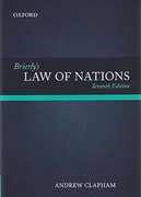 Cover of Brierly's Law of Nations: An Introduction to the Role of International Law in International Relations