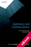 Cover of Legitimacy and Criminal Justice: An International Exploration (eBook)