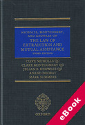 Cover of The Law of Extradition and Mutual Assistance (eBook)