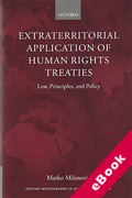Cover of Extraterritorial Application of Human Rights Treaties: Law, Principles, and Policy (eBook)