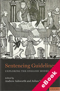 Cover of Sentencing Guidelines: Exploring the English Model (eBook)