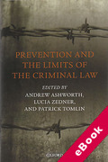 Cover of Prevention and the Limits of the Criminal Law (eBook)