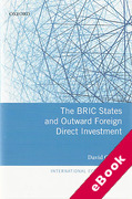 Cover of The BRIC States and Outward Foreign Direct Investment (eBook)