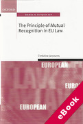 Cover of The Principle of Mutual Recognition in the EU (eBook)