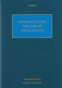 Cover of Insurance and the Law of Obligations