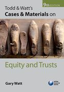Cover of Todd and Watt's Cases and Materials on Equity and Trusts