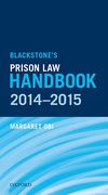 Cover of Blackstone's Prison Law Handbook 2014-2015