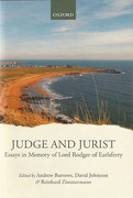Cover of Judge and Jurist: Essays in Memory of Lord Rodger of Earlsferry