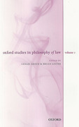 Cover of Oxford Studies in Philosophy of Law: Volume 2